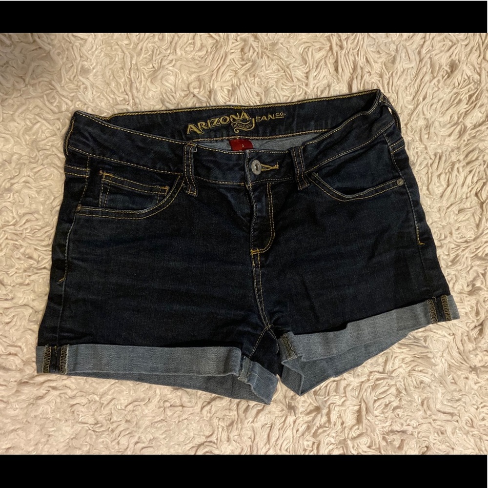 Dark Blue Jean Shorts